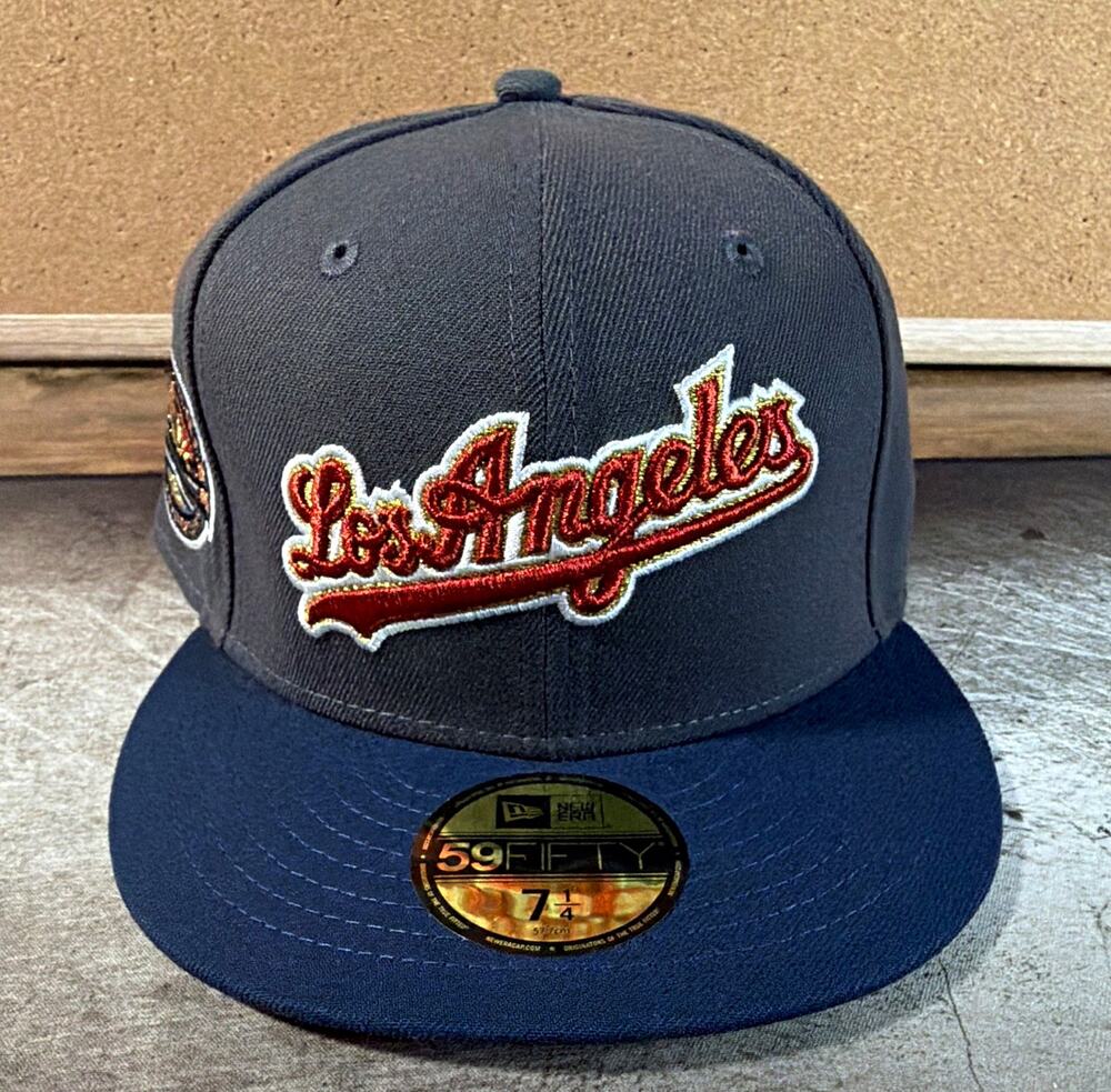 Exclusive New Era 59FIFTY Los Angeles Angels Hat Size 7 1/4 Pink UV